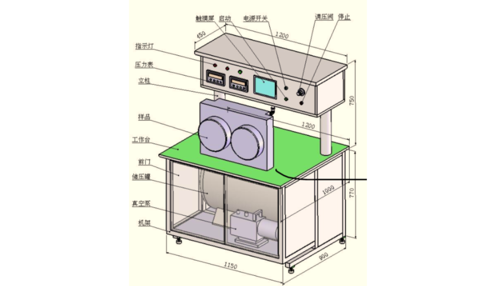 汽車(chē)散熱器真空試驗(yàn)機(jī)